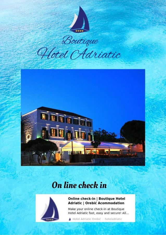 Heritage Boutique Hotel Adriatic-Adults Only Orebić Exterior foto
